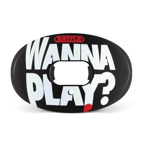 "Wanna Play" Oxygen Football Mouthguard