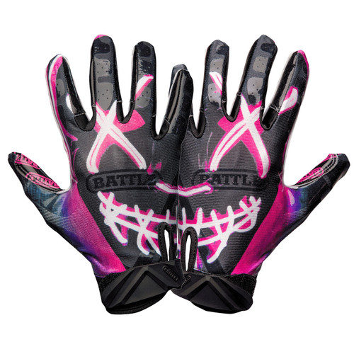Battle Sports Nightmare Cloaked Receiver Gloves - Adult