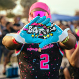 "Graffiti23" Doom Receiver Football Gloves