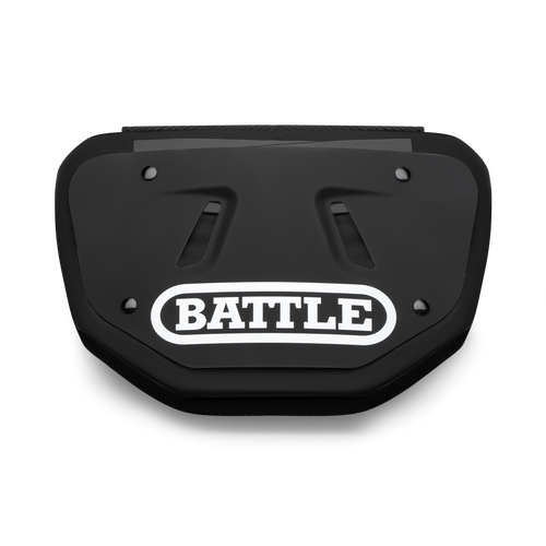Battle Sports Black Football Back Plate for Adult and Youth, football back flap