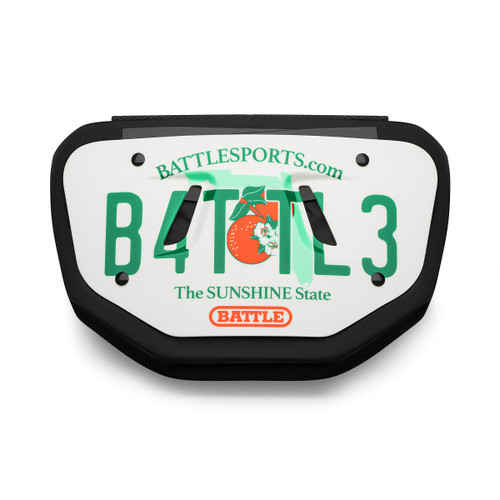 "Florida Plate" Chrome Football Back Plate