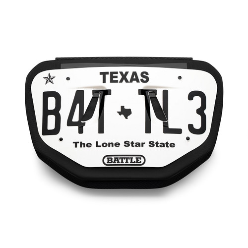 "Texas Plate" Chrome Football Back Plate