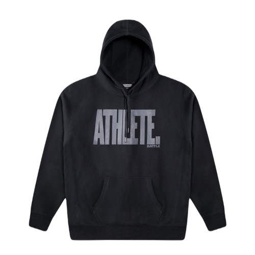 Black/Black; Battle ATHLETE - Premium Heavyweight Pullover Sweatshirt