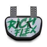 "Rich Flex Diamond" Chrome Football Back Plate